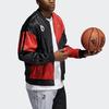 Adidas Cny Dame Basketball Sports Jacket Men Outerwear Black Red GM5137