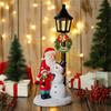 Santa Ornaments Light Up Snowman With Lights Resin Crafts Desktop Christmas Decorations, Desktop Lighting Ornaments (without Batteries)