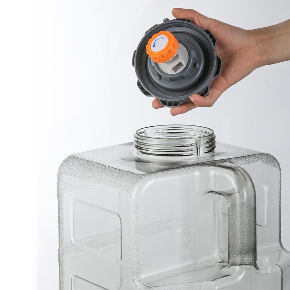 8 л / 12 л / 15 л Походная канистра для воды с краном Аварийное хранение воды Портативный резервуар для воды для походов, кемпинга, домашнего использования
