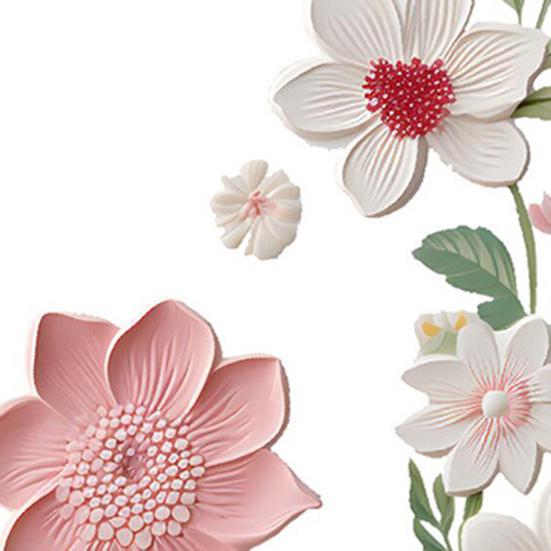 Flower Switch Sticker Removable Self-adhesive Waterproof PVC Living Room Bathroom Light Switch Wall Socket Outlet Decoration Decal