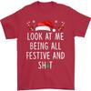 Look At Me Being All Festive And Sh*t Funny Christmas Tree Unisex T-Shirt