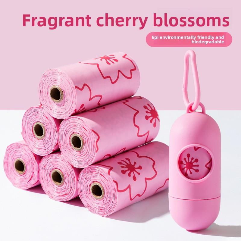 Eco Friendly Degradable Pet Poop Bags Disposable Dog Cat Waste Pick Up Bags Outdoor Walking Pet Garbage Bags