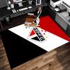 São Paulo FC logo Print Area Rug - Soft, Washable Non-Slip Indoor Mat for Office Chairs, Living Room, Home Office Decorative Rug