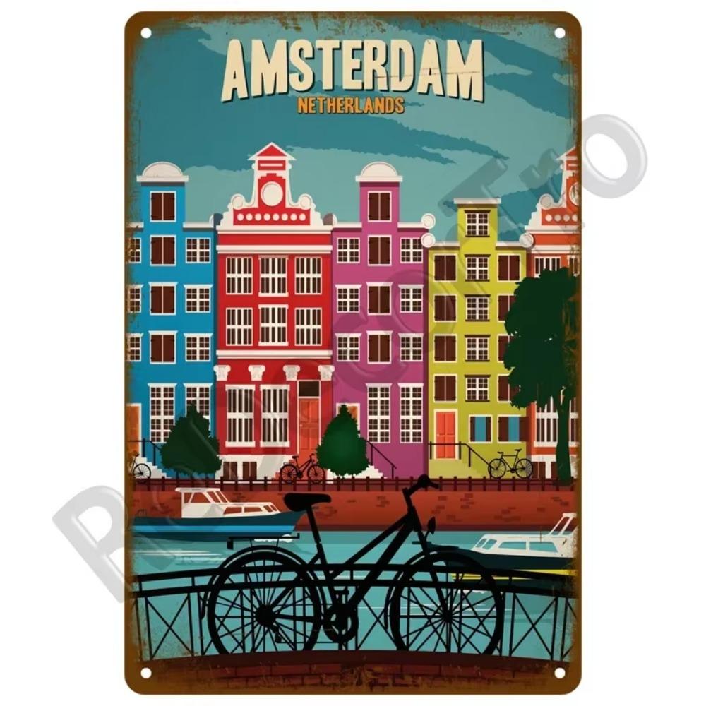 Vintage Decor Placa Decorativa Para Decoración De Del Hogar,Bar, Casa, Playa, Surf, Club, Pintura De Hierro, Arte De Verano