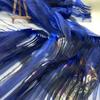 150cm X 1 Yard Organza Pleated Fabric Hardnet Texture Handmade Pleated DIY Clothing Fabric Three-dimensional Decoration