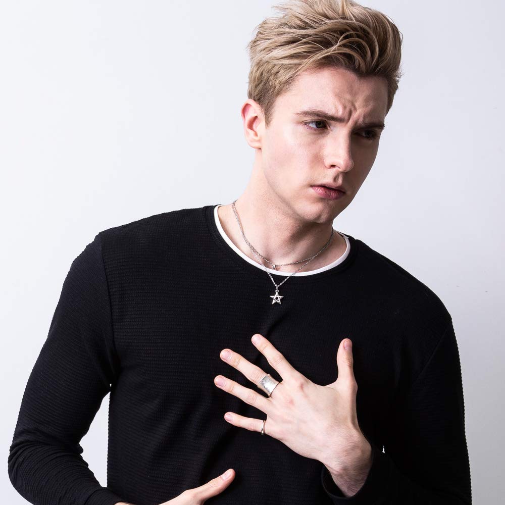 ARTEMISKINGS Подвеска в виде пентаграммы Серебряные аксессуары Брендовые ювелирные изделия Серебро 925 [Artemis Kings] [Только топ] ak-akp0115 Мужские Женские