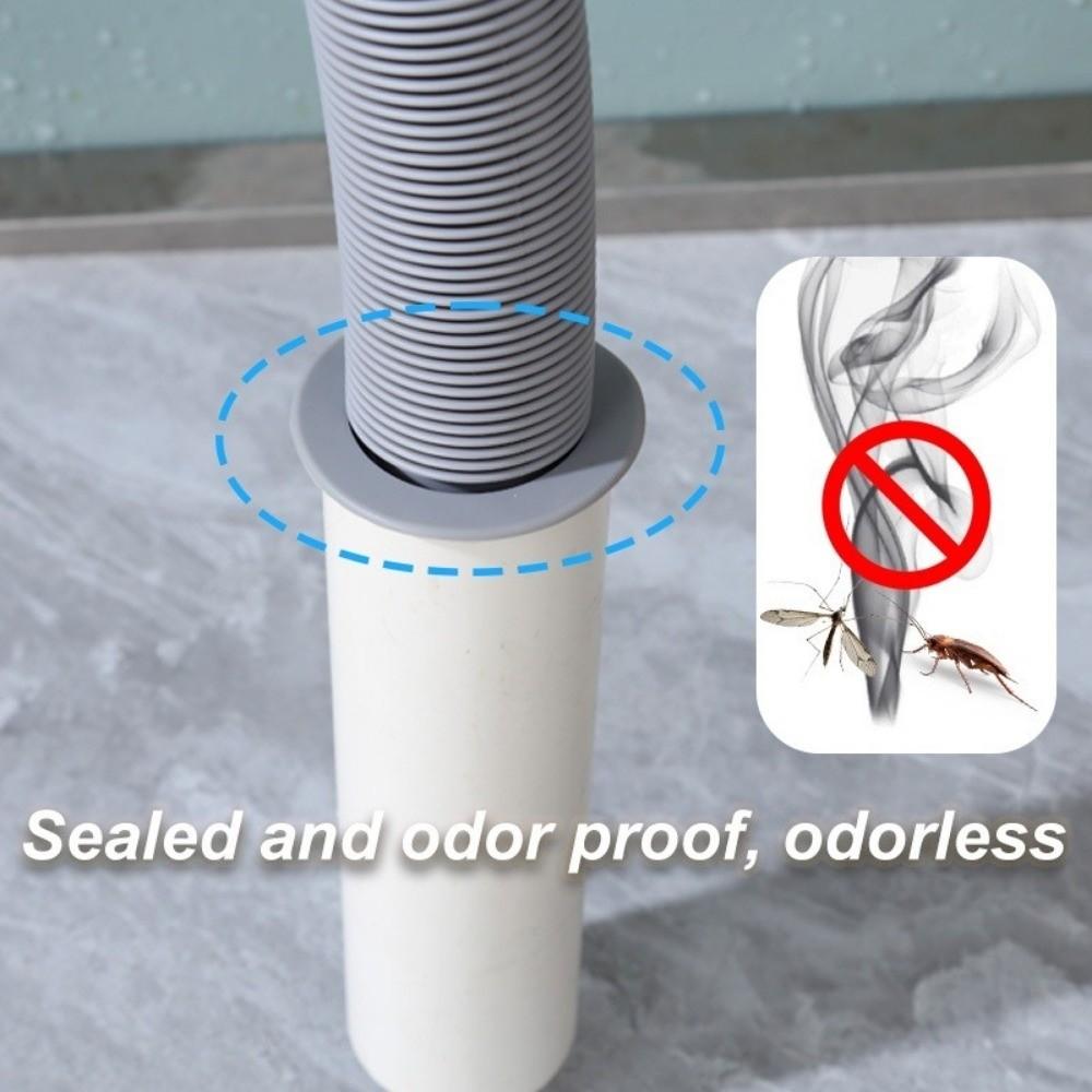 Расширяемая дренажная труба Пластиковый дренажный шланг Гибкая дренажная труба Раковина умывальника