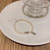 Trendy Baroque Pearl Bracelet for Women - High-End Lucky Tag Charm, Perfect Gift for Girlfriends