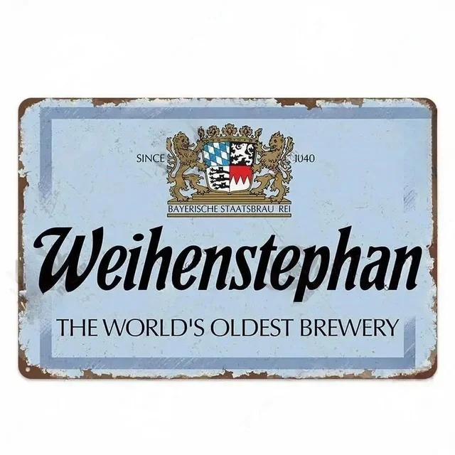 Винтажные металлические жестяные таблички Плакат Erdinger Veltins Настенное украшение Железные художественные постеры для мужской пещеры Дом Кафе Сад Клуб Бар Ретро