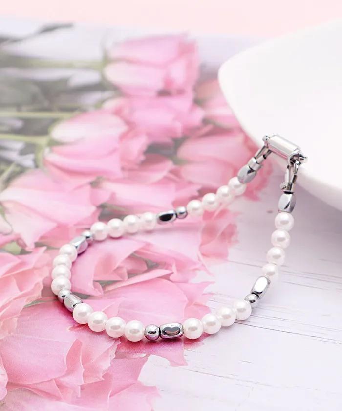 Браслет Polarita White Pearl Hemapoint (PLT-BR-089_WT)