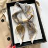 70 * 70cm New Silk Small Square Scarf For Women'S Neck Protection Professional Scarf Versatile Hair Tie Headscarf Scarf