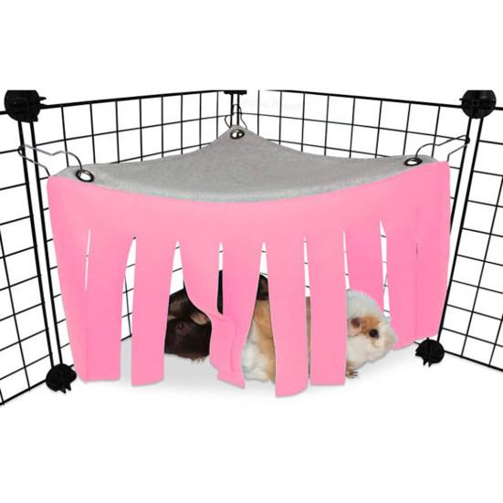 Гамак с белкой. Изысканное убежище для домашних животных. Мягкая текстура. Укрытие для мелких животных, хомяка. Укрытие с кисточками.