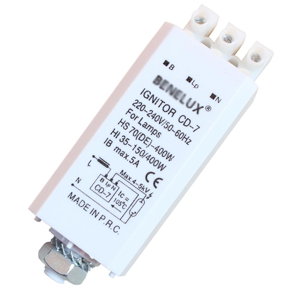 CD-7 70-400W Electronic Ignitor Starters for HID HPS Lamps Metal Halide Light HS70DE/400W HI35-150 Sodium Lamp Tube