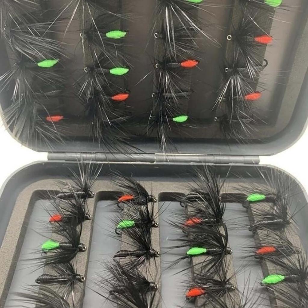 25 шт./кор. нахлыстом, наживка для насекомых, искусственная нахлыстовая форель, приманки для рыбалки, бионическая приманка ручной работы для муравьев