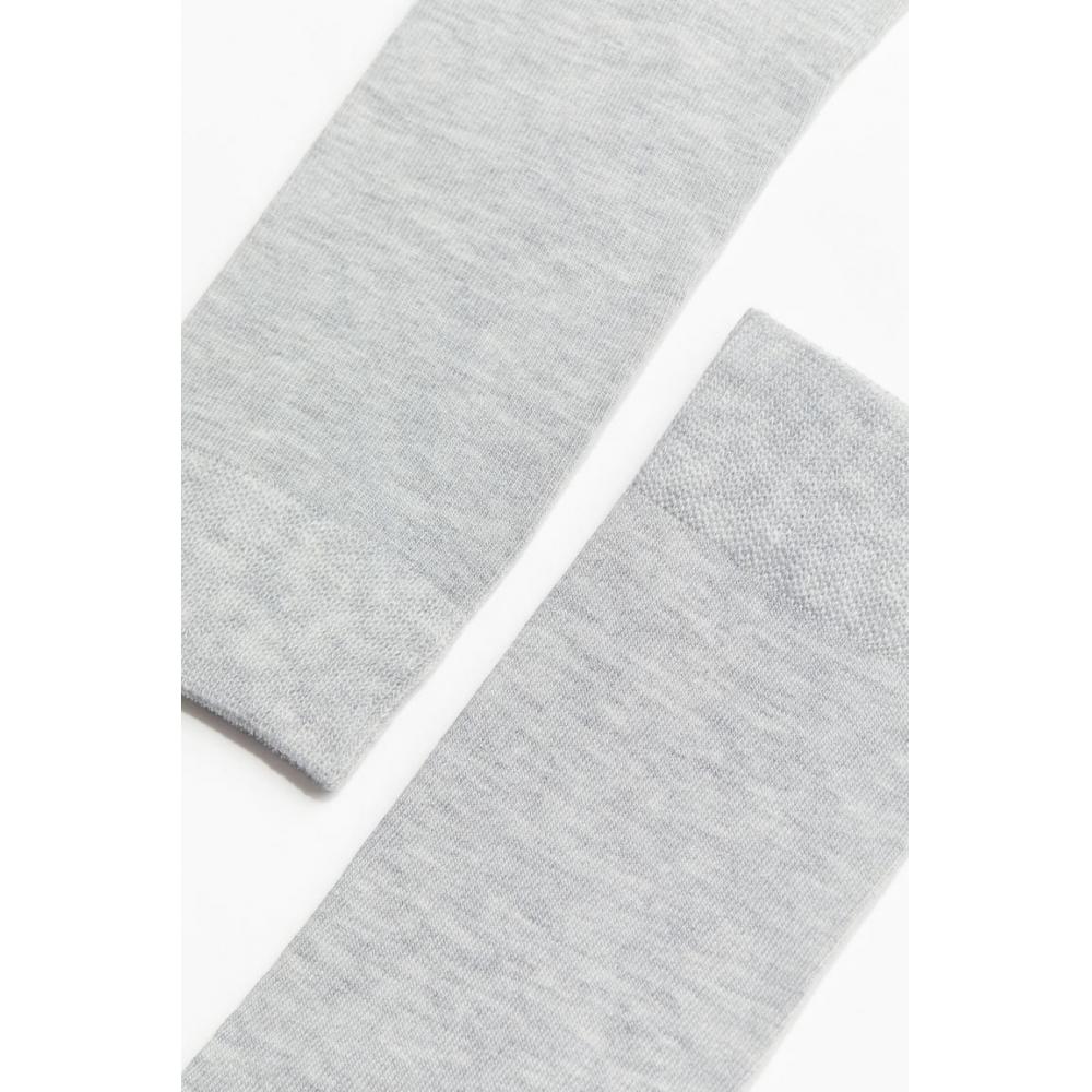 H M baMboo Blend Socks ligHt Grey Melange