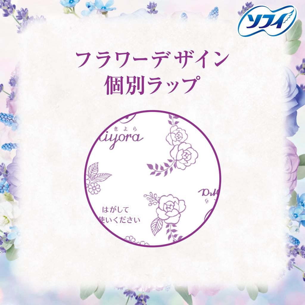 Sofy Kiyora Floral Relax 72 шт. x 2 упаковки [Оптовая закупка] (унишарм Софи)