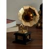 Antique Music Decorative Canon Brass Showpiece (10 Cm X 10 Cm X 23.75 Cm,)