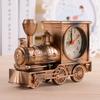 Fashion Personality Lastic Model Clock Retro Nostalgic Locomotive Alarm Clock Decoration Creative Home Gift Alarm Clock