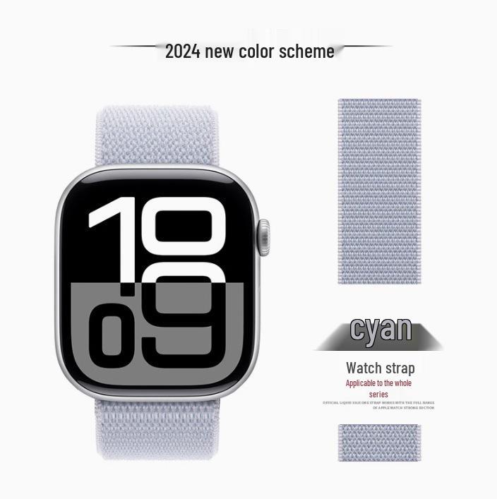 Нейлоновый плетеный ремешок для Apple Watch Ultra, Series 9-4
