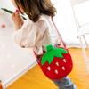 Cute Fruit Kids Plush Bag Strawberry Carrot Crossbody Bag Candy Bag Plush Shoulder Bags  Coin Purse