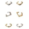 Gold Silver Cuff Bangles ABS Acrylic Exaggerated Bracelet Temperament Wide Open Bangle  Girls