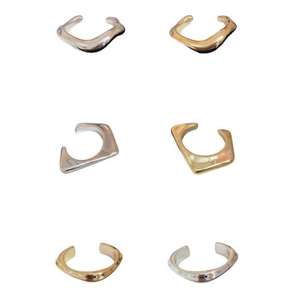 Европейский Американский Стиль Манжеты Браслеты АБС Акрил Преувеличенный Браслет Широкий Открытый Браслет Подарок