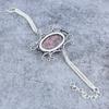 Pink Thulite Gemstone Handmade 925 Sterling Silver Bracelet 7-8" M-2740