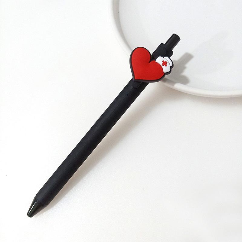 Креативная мультяшная больничная серия ярких цветов, нейтральная ручка для медсестры и доктора, 0,5 мм, гелевая ручка с черными чернилами, принадлежности для клиники