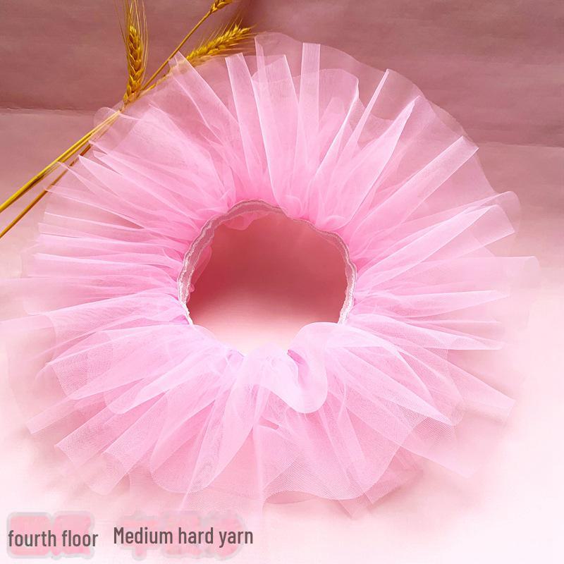 Детская юбка для танцев из шести слоев - мягкая фатиновая пачка принцессы