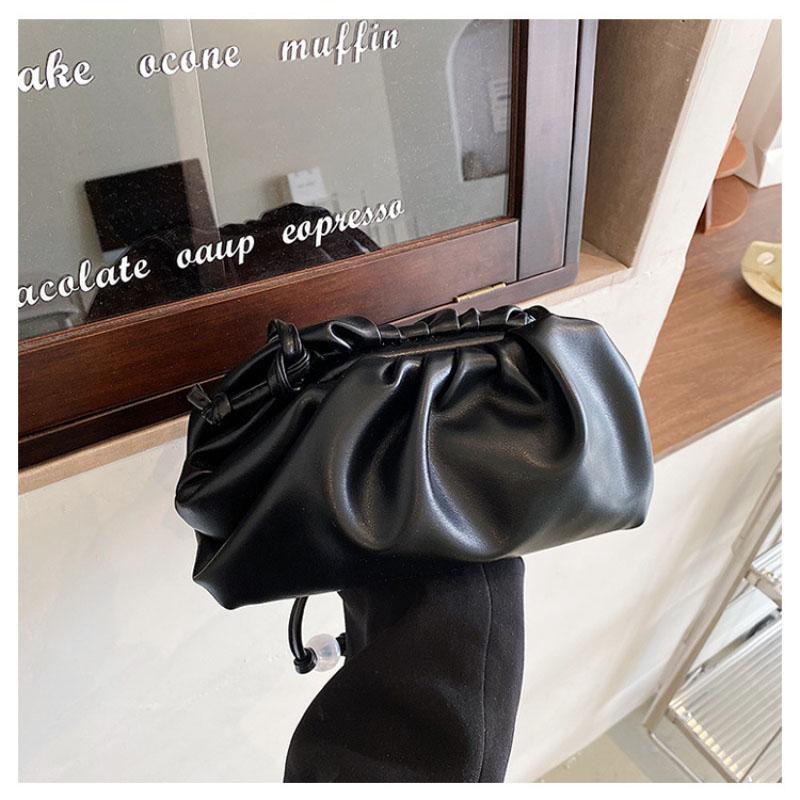 Новый дизайн, модный тренд, мягкая кожа, универсальная, простая, одно плечо, сумка, сумки Cloud, женские, повседневные, сумки через плечо, повседневные