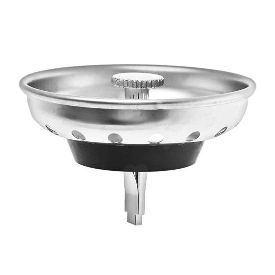 2 шт. крышки для раковины, фильтр из нержавеющей стали, противозасоряющийся, с центральной ручкой, резиновая пробка, нижняя часть, кухонный фильтр двойного назначения, сливной фильтр для раковины, пробки для слива раковины