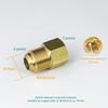 45 градусов SAE-стандарт 1/4" 3/8" 1/2" 3/4" раструбный переходник с внутренней на наружную резьбу переходник латунный трубный соединитель адаптер кондиционер
