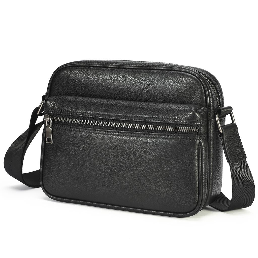 Модная сумка через плечо из натуральной кожи, горизонтальная квадратная сумка через плечо, повседневная спортивная сумка через плечо