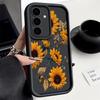 Чехол с подсолнухами для Samsung Galaxy S25 S24 Ultra Edge S23 S22 Plus S21 FE A34 A54 A15 A35 A55 A16 A26 A36 A56 5G Capa