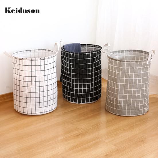 Складная водонепроницаемая корзина для одежды Puntos большой вместимости с квадратной ручкой для хранения белья