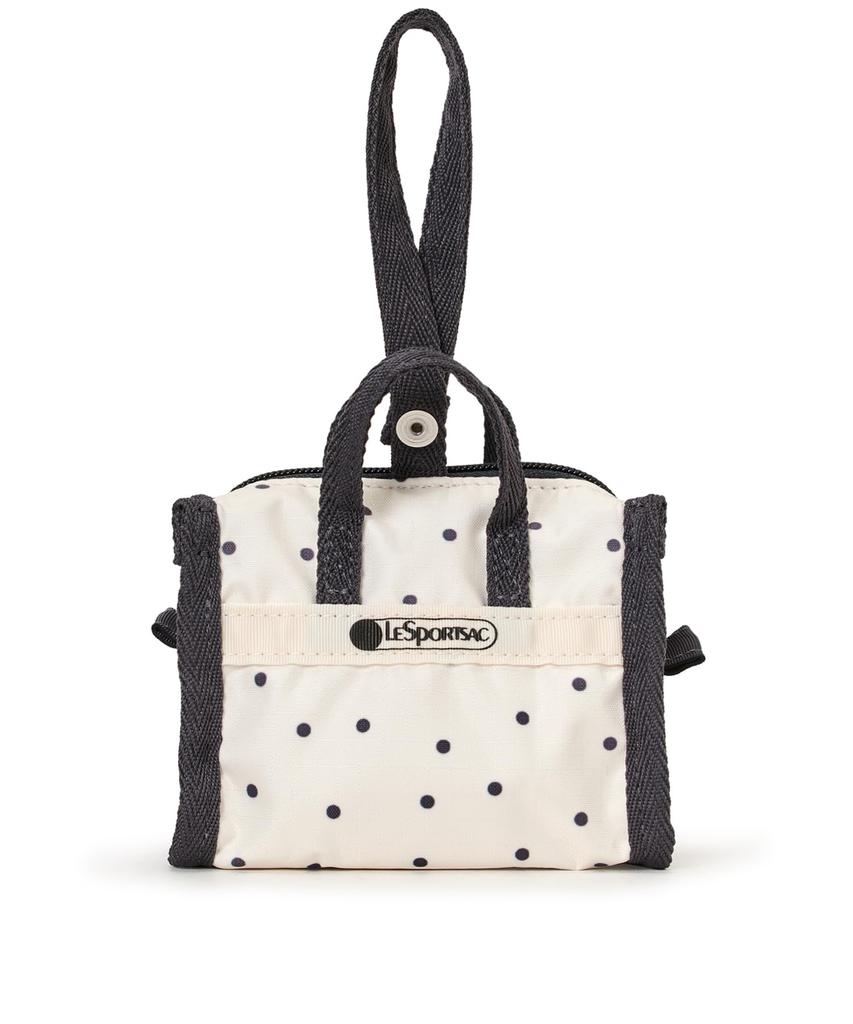 Официальный брелок-подвеска LeSportsac Micro Weekender Bag Charm1611 Женский Игривые Точки