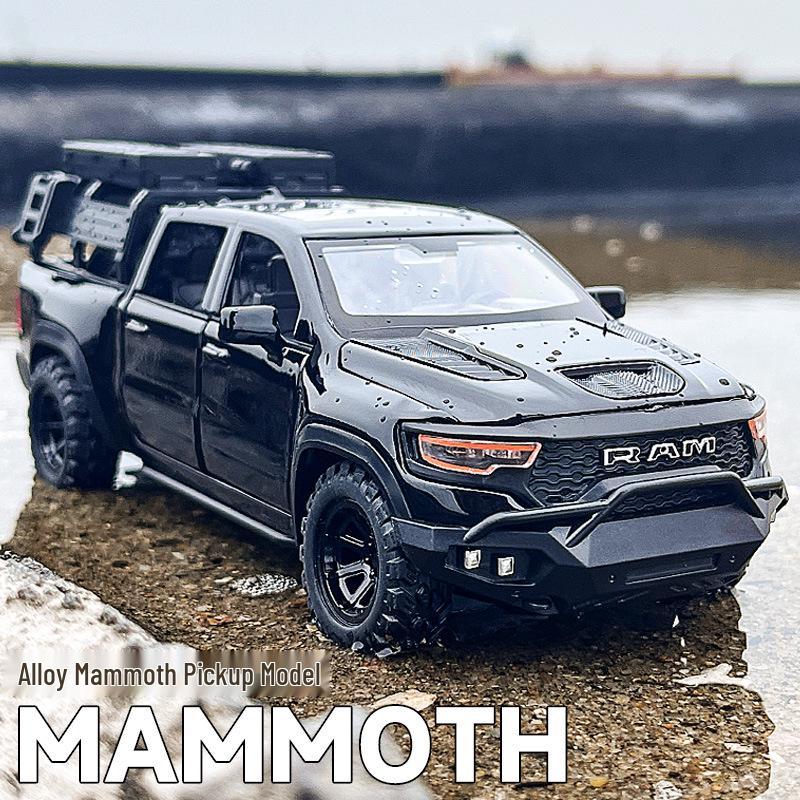 Dodge Tyrannosaurus Mammoth 1/32 Сплав Модель Внедорожника Игрушка Украшение