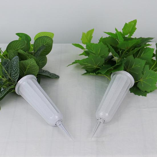 Кладбищенская ваза Yousheng, украшение для кладбища, подставка для цветов с цилиндрической вставкой с 7 отверстиями, многоразовая подставка для цветов на кладбище с колышком для фиксации