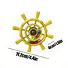 Bite Resistant Interactive Spinning Wheel Rudder Shaped Parrots Rotating Toys  Entertainment