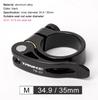 TANKE Seat Post Clamp MTB Road Bike 31.8 34.9mm Mountain Aluminum Alloy Ultralight Mountain Bicycle Seatpost Clamps Cycling Part