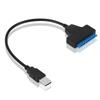 USB Rapid 2.0 к SATA 22-контактный кабель-конвертер адаптер драйвера жесткого диска для 2,5-дюймового жесткого диска/SSD