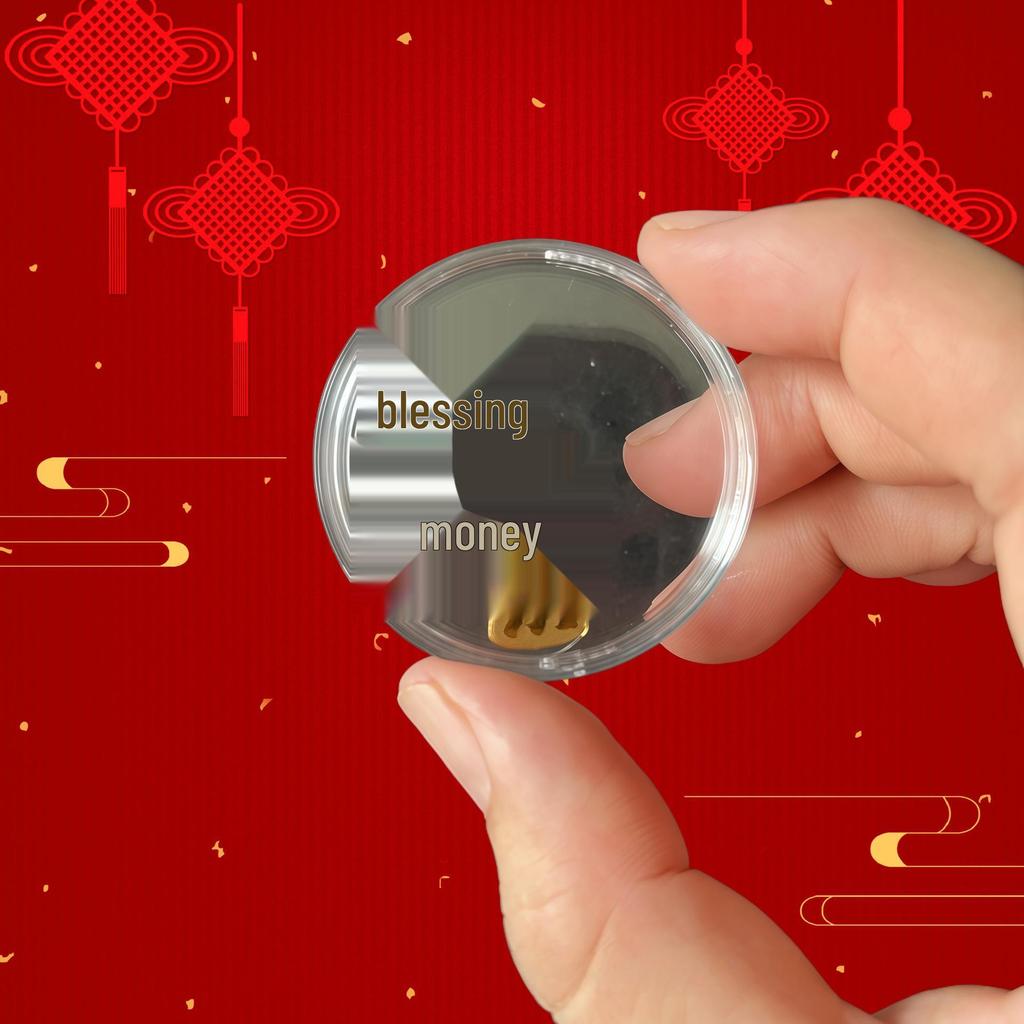 2mg Gold-Plated Smooth Sailing Mobile Phone Wealth Sticker - Adhesive Gold Lucky Charm