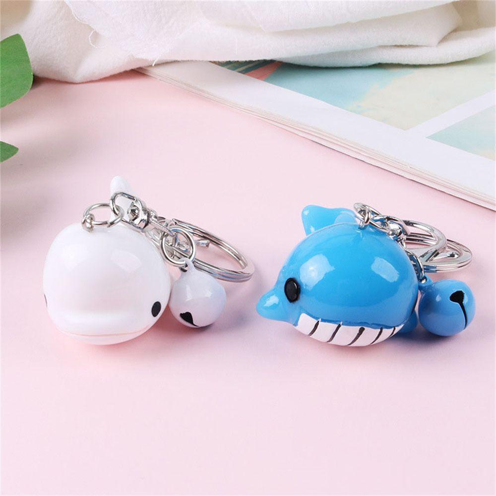 Accessories Backpack Pendant Resin Car Key Ring Dolphin Blue Whale Keychain Bag Pendant Keys Holder