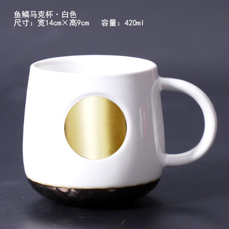 Звездная Русалка Бронзовая Муза Бронзовая Чашка Керамическая Парная Чашка Кофейная Чашка