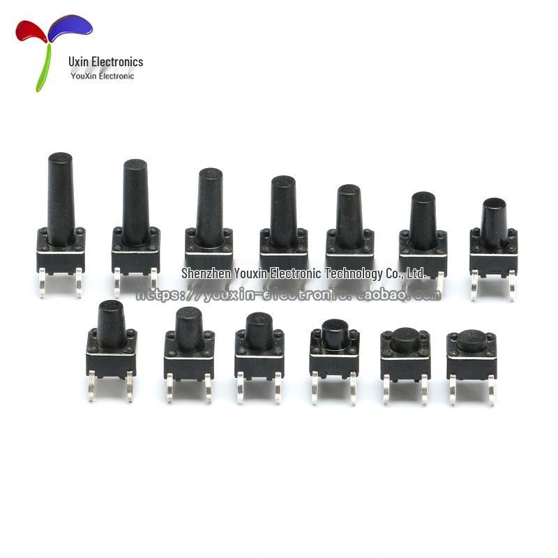 Vertical Tactile Micro Switch Button 6*6*4.3-15MM