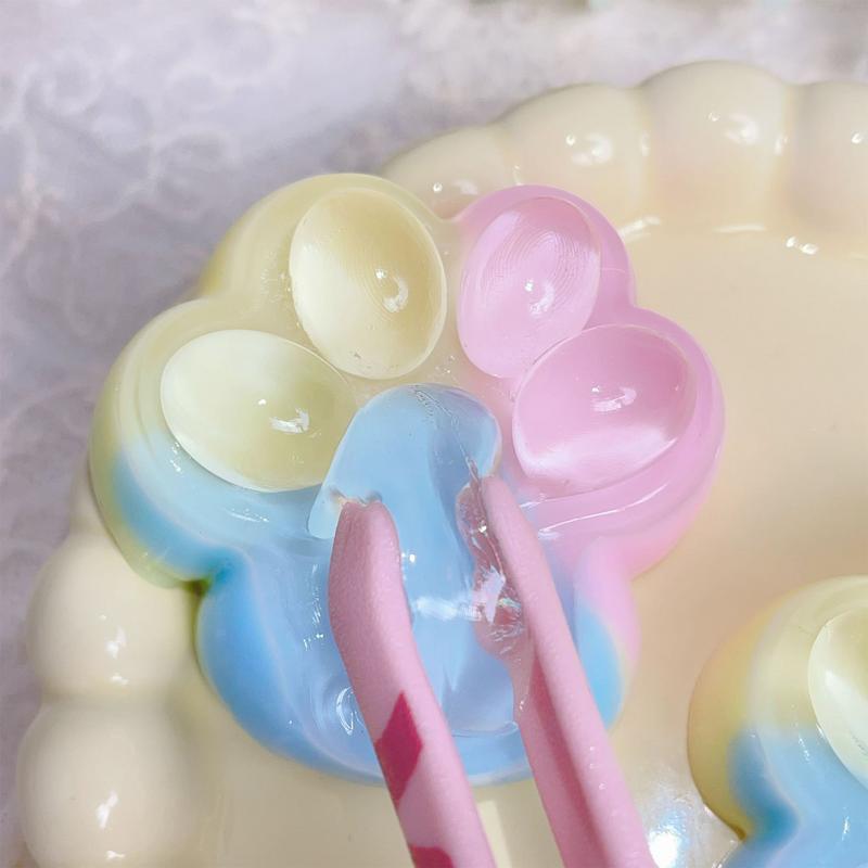 Игрушки-мялки в виде кошачьей лапки, трехцветная радужная игрушка-мялка, забавная расслабляющая игрушка-мялка, сенсорные игрушки-мялки, сенсорные игрушки-непоседы для детей