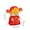 Solar Powered Solar God of Wealth Statue Wealth Attraction Automatic Nodding Nodding God of Wealth Ornament New Year Gift ABS