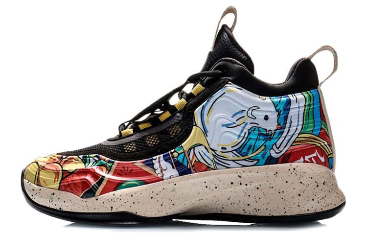 Li Ning CF Мышь прогрызает небо. Удобные Нескользящие Легкие Нескользящие Легкие Средняя высота AGBP113-6