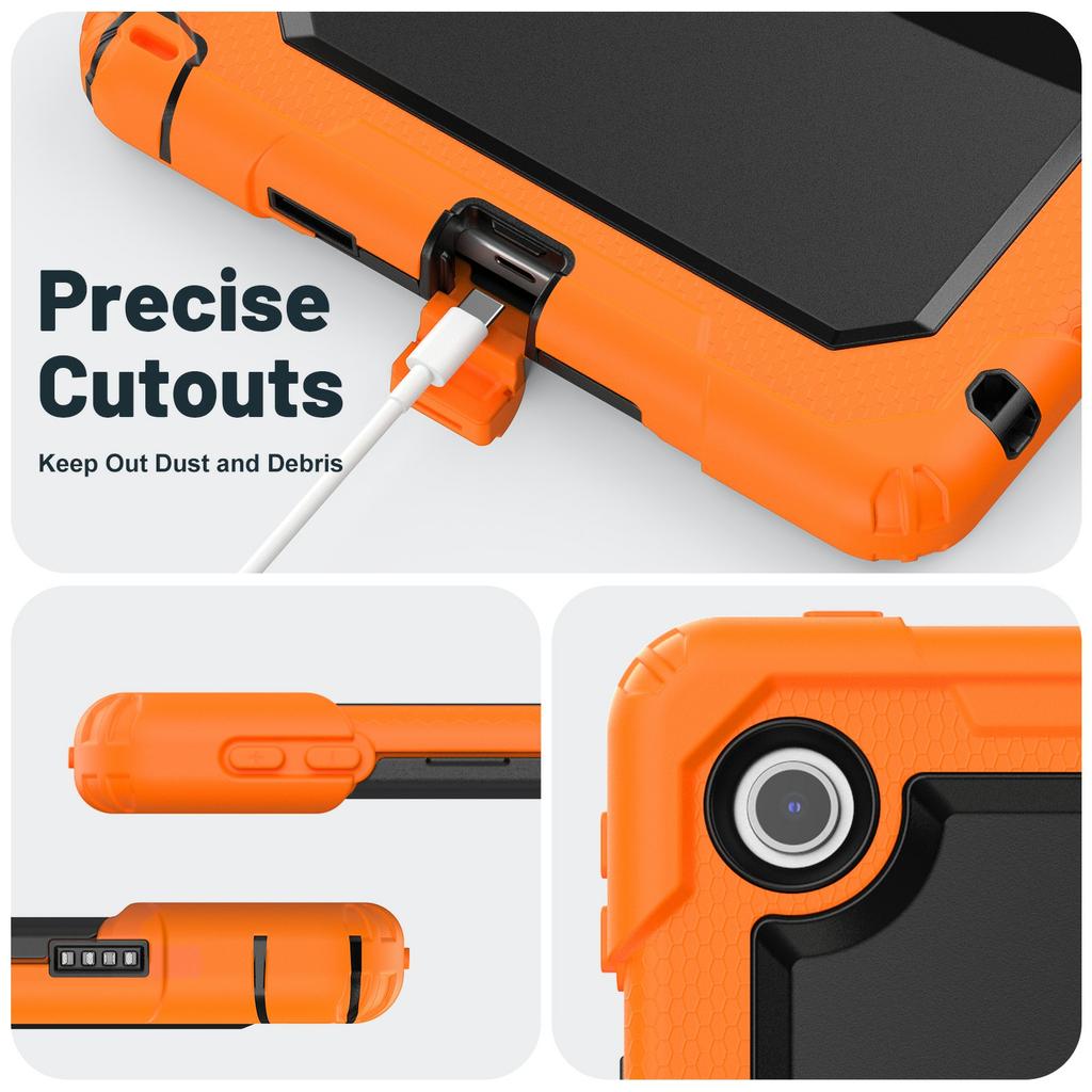 Для Lenovo Tab 10.1 (2025) TB-311XU/Tab TB311FU Чехол с подставкой PC+Силикон Противоударный Чехол для планшета