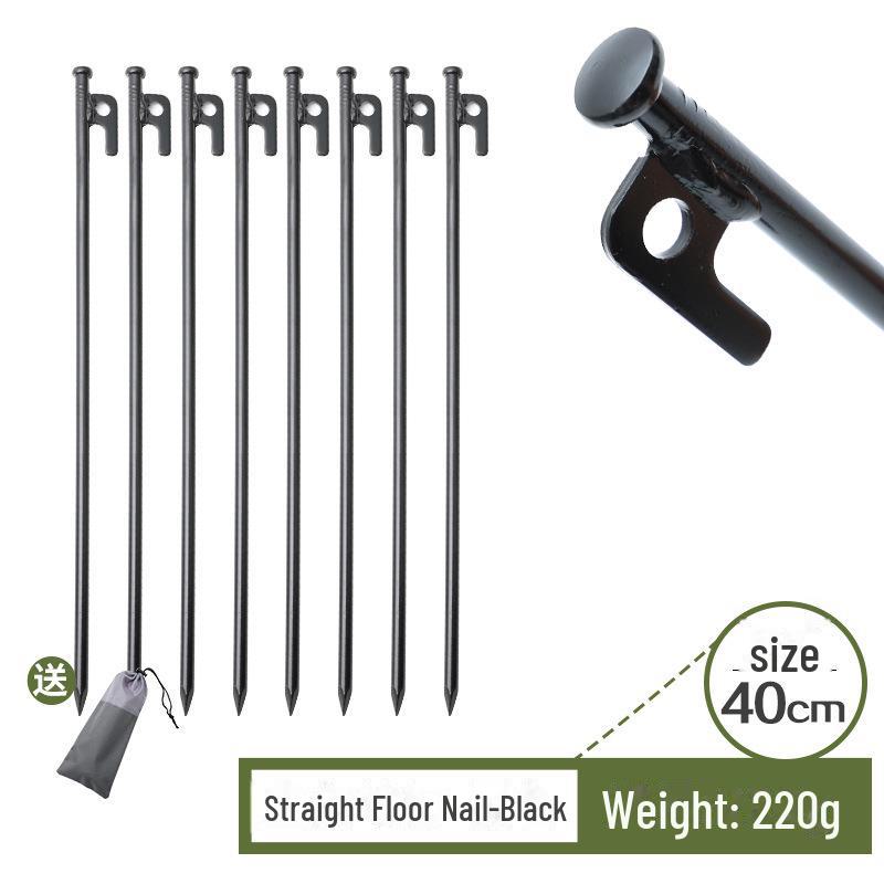 Ветрозащитные колышки для палаток для кемпинга на открытом воздухе - 20/25/30/40 см